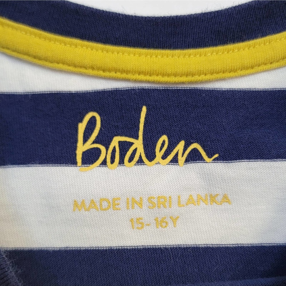 Mini Boden Striped T-shirt - Picture 2 of 4